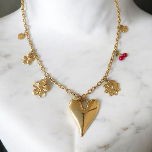 Collier Coeur de Soleil